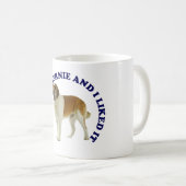 Ik heb een sint-bernard gekust koffiemok (Voorkant rechts)