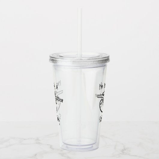 Ik heb een Sloth Day Acryl Drinkbeker (Rechts)