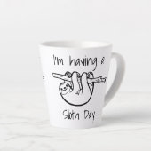 Ik heb een Sloth Day Latte Mok (Rechterhoek)