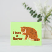 Ik heb een smaak, LOL CAT Briefkaart (Staand voorkant)