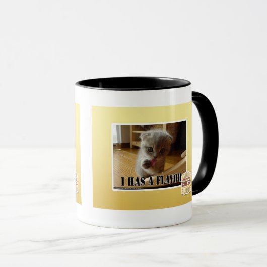 Ik heb een smaak mok (Voorkant rechts)