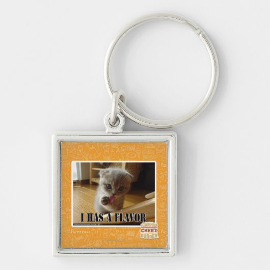 Ik heb een smaak sleutelhanger (Voorkant)