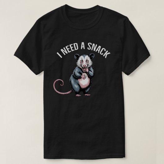Ik heb een Snack Screaming Possum nodig - Funny Me T-shirt (Design voorkant)