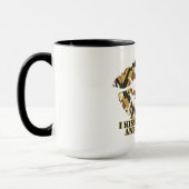 Ik heb een Snake Brown en Gold Print gekust Mok (Links)