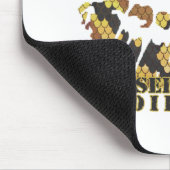 Ik heb een Snake Brown en Gold Print gekust Muismat (Hoek)