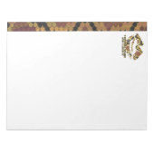 Ik heb een Snake Brown en Gold Print gekust Notitieblok (Voorkant)