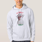 ik heb een sneeuwpopje voor een smeltdown , grappi hoodie (Voorkant)