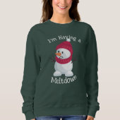 ik heb een sneeuwpoppetje voor een smeltdown trui (Voorkant)