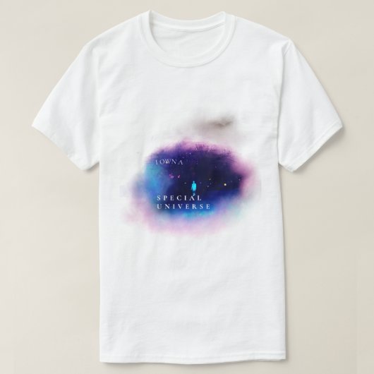 Ik heb een speciaal universum t-shirt (Design voorkant)