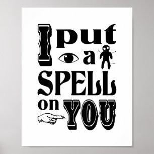 IK HEB EEN SPELL GESTELD OP JULLIE Funny Halloween Poster
