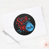 IK HEB EEN SPELL GESTELD OP JULLIE grappige hallow Ronde Sticker (Envelop)