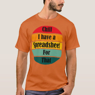 Ik heb een spreadsheet voor die grappige account. t-shirt