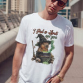 Ik heb een spreuk op Capybara Halloween Funny T-Sh T-shirt