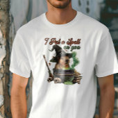 Ik heb een spreuk op Capybara Halloween Funny T-Sh T-shirt