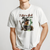 Ik heb een spreuk op Capybara Halloween Funny T-Sh T-shirt