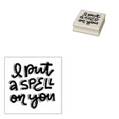 Ik heb een spreuk op je rubberen stempel gelegd (Gestempeld)