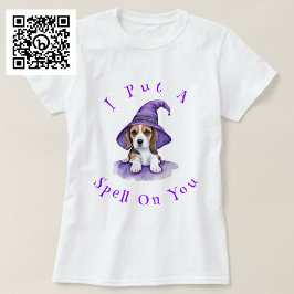Ik heb een spreuk over je Beagle Witch T-shirt
