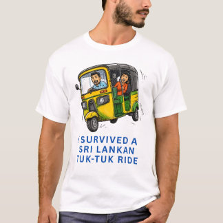 IK HEB EEN SRI LANKAANSE TUK-TUK-RIT OVERLEEFD T-SHIRT