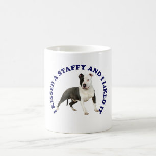 Ik heb een Staffy gekust Koffiemok