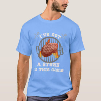 Ik heb een steak in zijn spel vriend grappig t-shirt