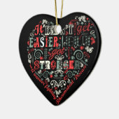 Ik heb een sterker hart keramisch ornament (Links)