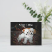 Ik heb een sukkel nodig. briefkaart (Staand voorkant)