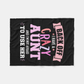 Ik heb een tante fleece deken (Voorkant (Horizontaal))