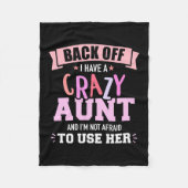 Ik heb een tante fleece deken (Voorkant)