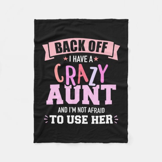 Ik heb een tante fleece deken (Voorkant)