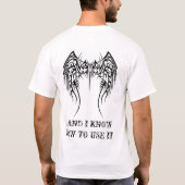 Ik heb een (tattoo) pistool... t-shirt (Achterkant)