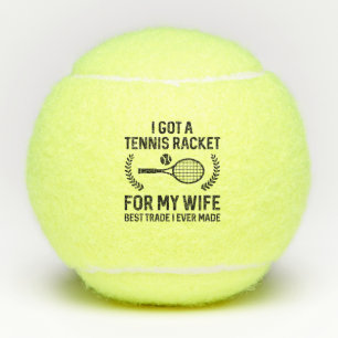 Ik heb een Tennis Racket voor mijn vrouw Tennisballen