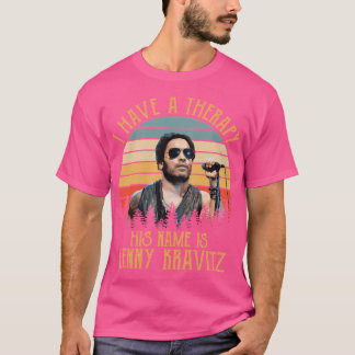 Ik heb een therapie voor zijn Lenny Kravitz legend T-shirt