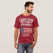 Ik heb een tired van stompzinnige democraten. t-shirt (Voorkant volledig)