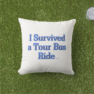 Ik heb een Tour Bus Ride blauw zwaard buitenshuis Buitenkussen