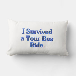 Ik heb een Tour Bus Ride witte lumbale kussen over