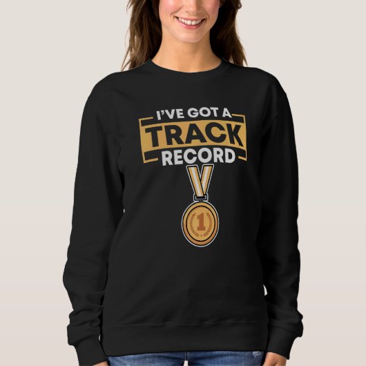 Ik heb een track record en een veld trui (Voorkant)