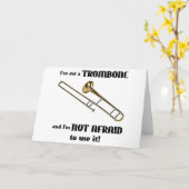 Ik heb een trombone. kaart (Gele Bloem)