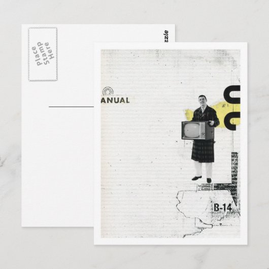 Ik heb een tv. briefkaart (Voorkant / Achterkant)