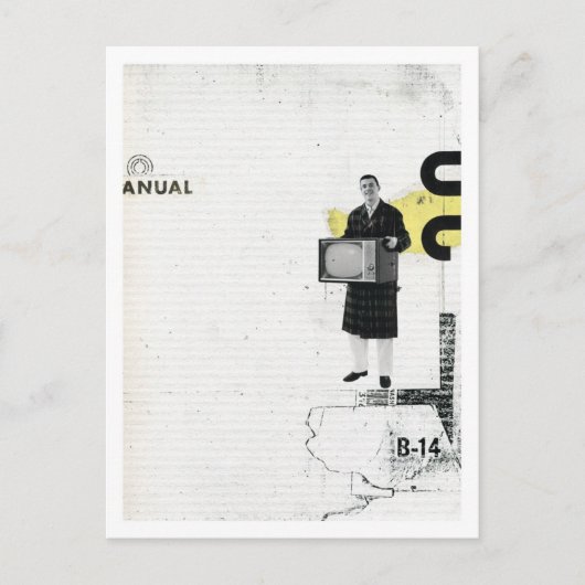 Ik heb een tv. briefkaart (Voorkant)