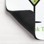 Ik heb een tweeling, dus ik Drink twee keer zo vee Muismat (Hoek)