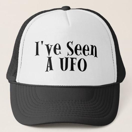 Ik heb een ufo gezien trucker pet (Voorkant)