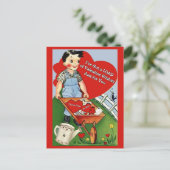 Ik heb een Valentijn die alleen voor jou wil. Briefkaart (Staand voorkant)