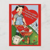 Ik heb een Valentijn die alleen voor jou wil. Briefkaart (Voorkant)