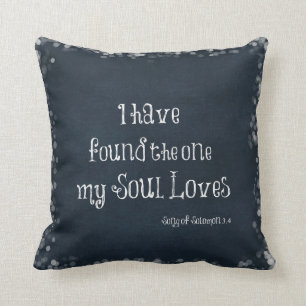 Ik heb een van mijn Soul Loves Bijbelverse gevonde Kussen
