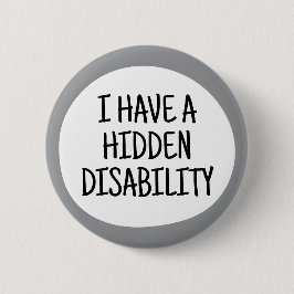 Ik heb een verborgen beperking ronde button 5,7 cm