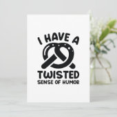 Ik heb een verdraaide zin van Humor Bedankkaart (Staand voorkant)