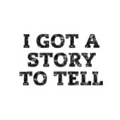 Ik heb een verhaal om T Shirt te vertellen