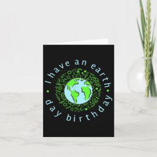 Ik heb een verjaardag op Earth Day Kaart
