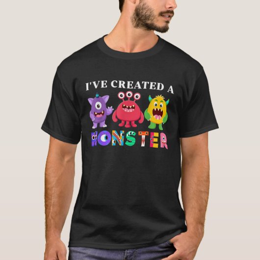 Ik heb een verjaardagsfeestje voor kleine monsterk t-shirt (Voorkant)
