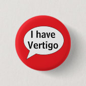 Ik heb een vertigo badge ronde button 3,2 cm (Voorkant)